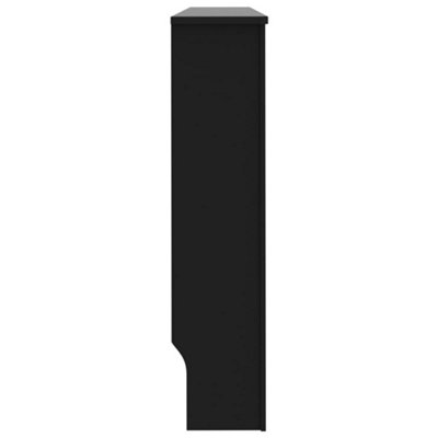Radiator Cover Black 152x19x81.5 cm MDF - 4