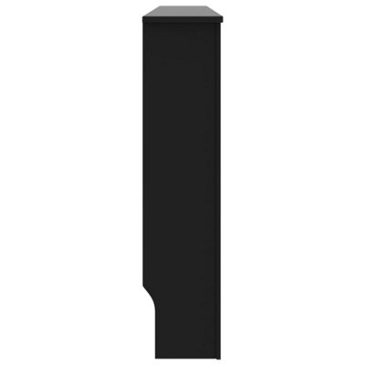 Radiator Cover Black 172x19x81.5 cm MDF - 4