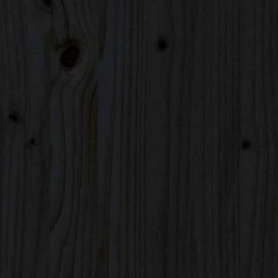 Radiator Cover Black 210x21x85 cm Solid Wood Pine - 8