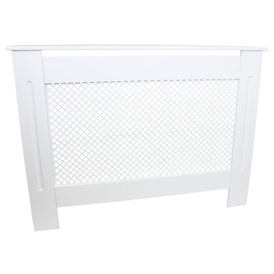 Radiator Cover MDF White 1115mm Price Comparisons | Compare The Build