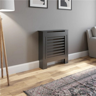Radiator Cover Small - Anthracite Horizontal Style 780mm