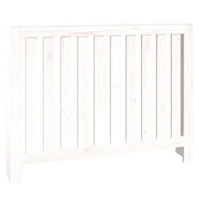 Radiator Cover White 108.5x19x84 cm Solid Wood Pine