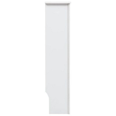 Radiator Cover White 112x19x81.5 cm MDF - 5