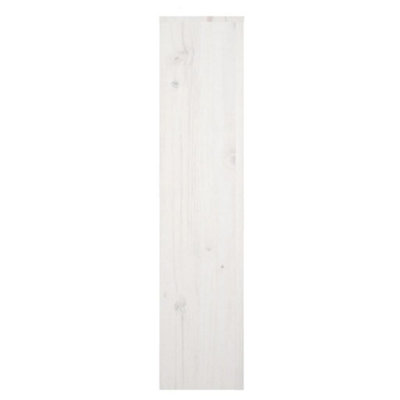 Radiator Cover White 169x19x84 cm Solid Wood Pine - 6