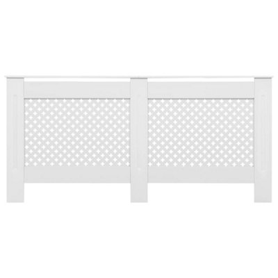 Radiator Cover White 172x19x81.5 cm MDF - 3
