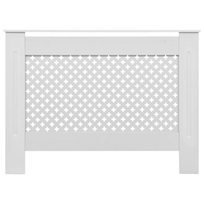 Radiator Covers 2 pcs White 112x19x81.5 cm MDF - 4