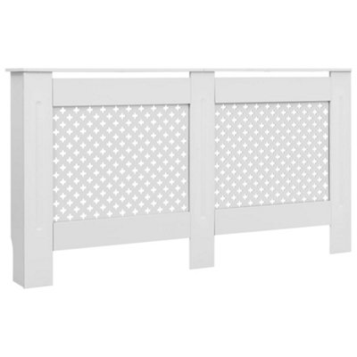 Radiator Covers 2 pcs White 152x19x81.5 cm MDF - 3