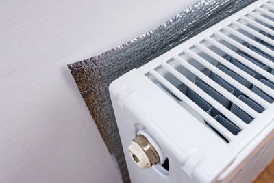 Radiator Foil Reflector Insulation Sheet Energy Saving Home Heating 4M ...