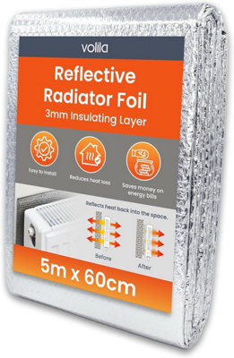 Radiator Foil with Heat Thermal Insulation Bubbles for Reflective