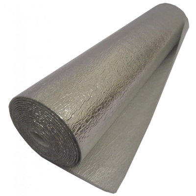 Radiator Heat Reflective Insulation Energy Saving Thermal Foam Backed Foil  4m | DIY at Bu0026Q