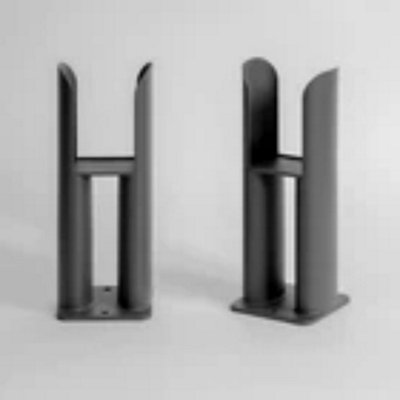 Radiator Leg Supports for Horizontal Oval Double Bar Anthracite Finish