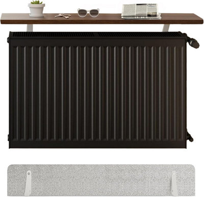 Radiator Shelf with Foil Insulation MDF Wooden Shelf with Brackets No ...