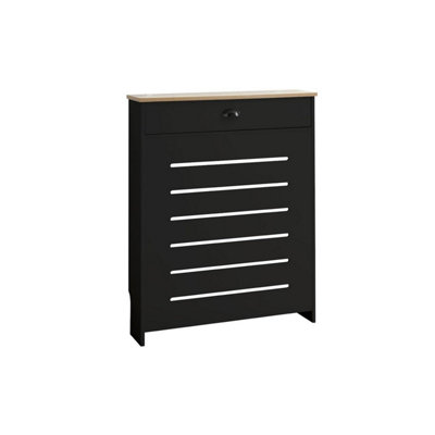 RadiLux Black Radiator Cover Cabinet Traditional Modern MDF Wood ...