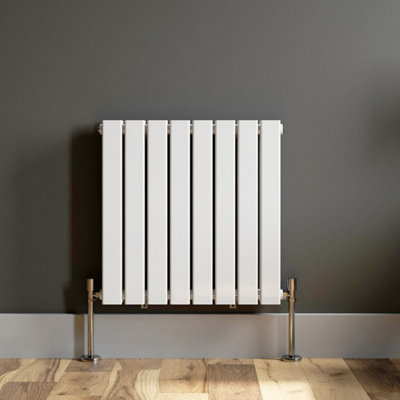 RadiLux Designer Radiator Horizontal White Flat Panel Rads Double Panel ...