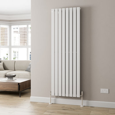 RadiLux Designer Radiator Vertical White Flat Panel Rads Single Panel 1800x604mm