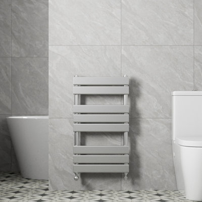 RadiLux Flat Panel Heated Towel Rail Chrome - 800 x 450mm