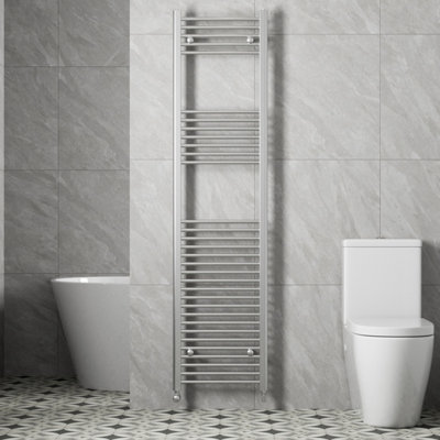 RadiLux Heated Towel Rail Chrome 1800 x 450mm Flat