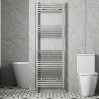 RadiLux Heated Towel Rail Chrome 1800 x 600mm Flat