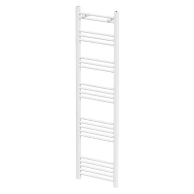 RadiLux Modern Bathroom 1600 x 450mm Heated Towel Rail Radiator Straight White 22 Rails