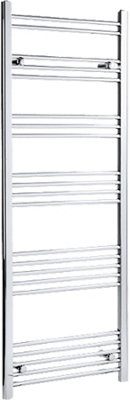 RadiLux Modern Bathroom 1600 x 600mm Heated Towel Rail Radiator Straight Chrome 22 Rails