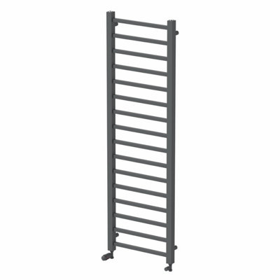 RadiLux Square Bar Heated Towel Rail Anthracite - 1600 x 500mm