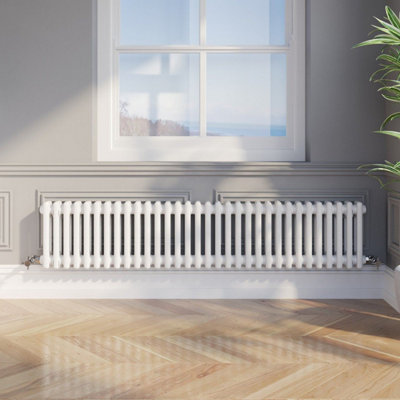 RadiLux Traditional Colosseum Horizontal Double Bar Column Radiator ...
