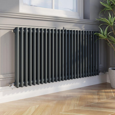 RadiLux Traditional Colosseum Horizontal Double Bar Column Radiator ...