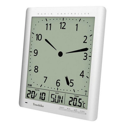 Extra Large XXXL Jumbo Radio Controlled Digital Wall Clock ( Official UK  Version )