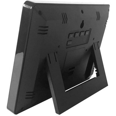 Radio Controlled Silent Large LCD Wall Clock (Official UK Version) Auto Set Up - 2