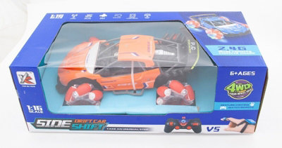 Radio Remote Control Drifting Car Light Up Wheels Boys Kids Toy Xmas Gift New