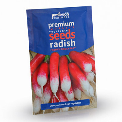 Radish French Breakfast Vegetable Seeds (Approx. 280 seeds) by Jamieson Brothers - 8