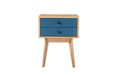 Radius Side / Lamp Table - Navy Blue