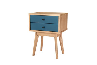 Radius Side / Lamp Table - Navy Blue