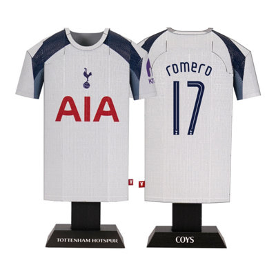 RadStuff Alloy Metal Football Shirt - Tottenham Hotspurs Home Kit 2025/26
