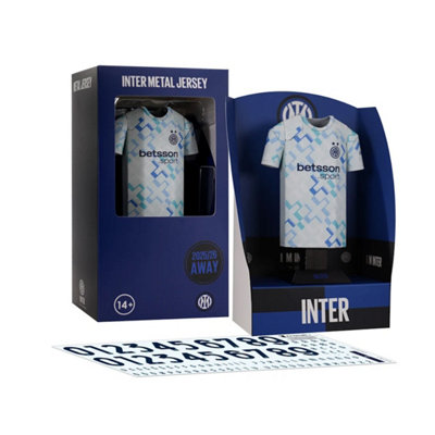 RadStuff Metal Alloy Football Shirt - Inter Milan Away Kit 2025/26