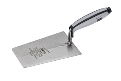 Ragni R6165S Stainless Plasterers Bucket Trowel Size 6.5 Inch