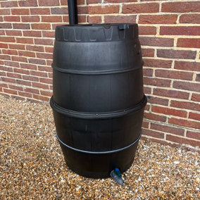 Rain Barrel Garden Water Butt with Tap & Lid (170 Litre)