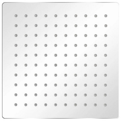Rain Shower Head Stainless Steel 20x20 cm Square