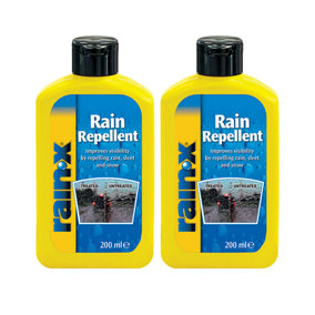 Rain-X Rain Repellent Hydrophobic Glass Treatment 2x200ml