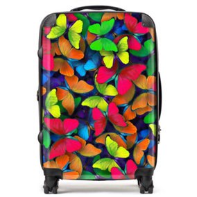 Rainbow Butterflies Suitcase - Medium
