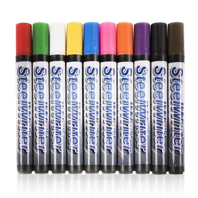 Rainbow Chalk Yellow Marker 5mm Markers SteelWriter Pen - 5mm. For ...