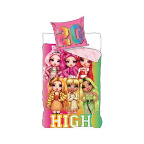 Rainbow High 20 Single Duvet Cover and Pillowcase Set