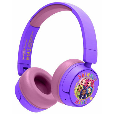 Rainbow High Childrens/Kids Character Wireless Headphones Purple/Pink (One Size) Price Comparisons | Compare The Build