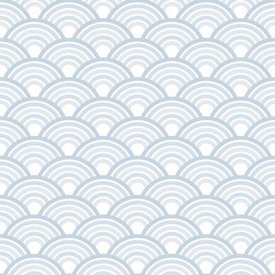 Rainbow Maggic Wallpaper In Blue And White