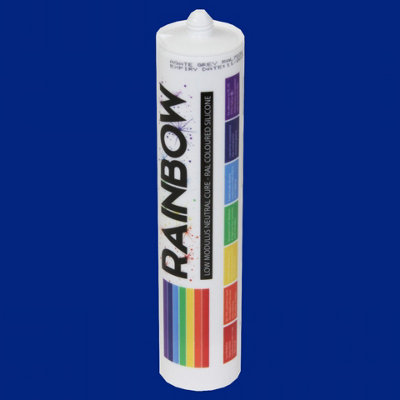 Rainbow RAL 5002 Ultramarine Blue Coloured Silicone Sealant  300ml Durable & Anti-Mould For Kitchen, Bathroom & Showers
