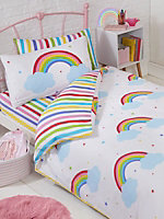 Rainbow Sky Junior Bedding Bundle Set (Duvet, Pillow and Covers)