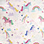 Rainbow Unicorn Childrens Duvet Cover Set
