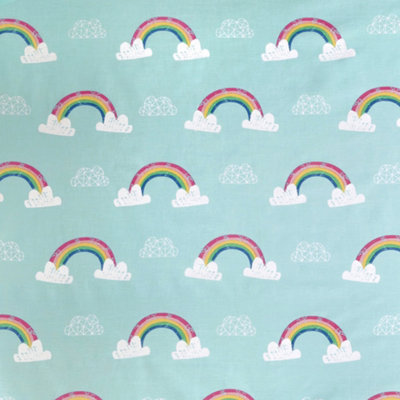 Rainbow Unicorn Childrens Fitted Sheet