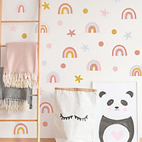 Rainbows Wall Sticker Pack Children's Bedroom Nursery Playroom Décor Self-Adhesive Removable
