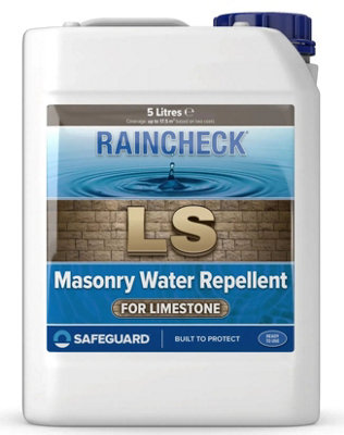 Raincheck Limestone Sealer 5 Litre Breathable, Colourless Water Seal